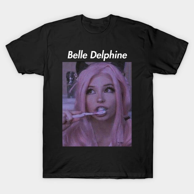 belle delphine brush teeth T-Shirt by maybeitnice